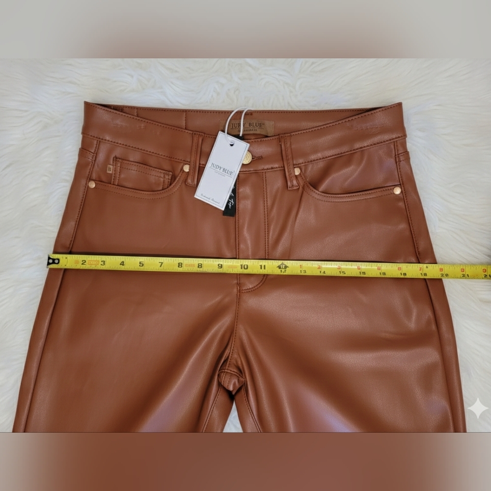 Judy Blue Camel Brown Trousers - Picture 10 of 12